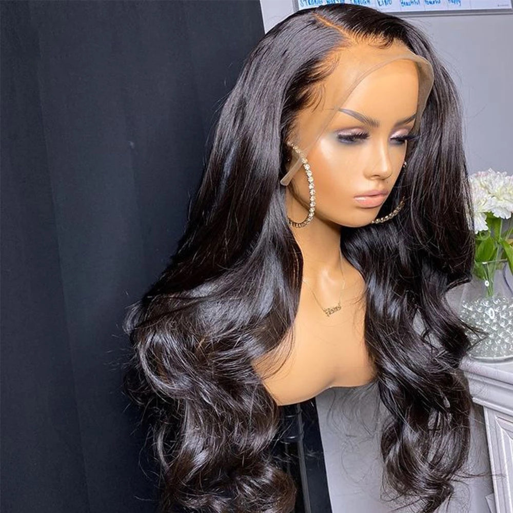 ‘Silken Seduction’ Lace Front Human Hair For Women Closure Wig