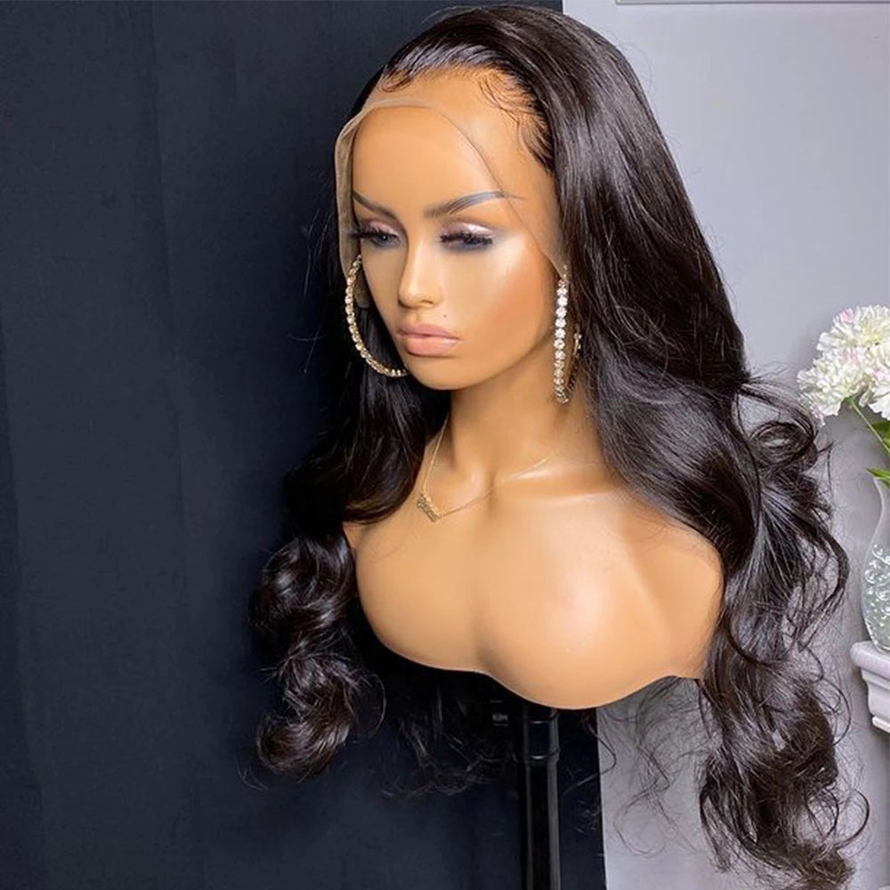 ‘Silken Seduction’ Lace Front Human Hair For Women Closure Wig